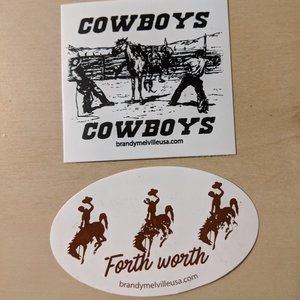 Brandy Melville RARE Cowboy Stickers